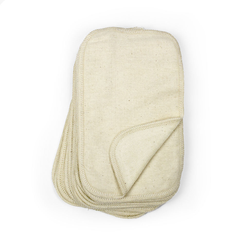 Sea Spells *ASYMMETRICAL* Serged Cloth Pad - Pique Topper – Cozy Reusables