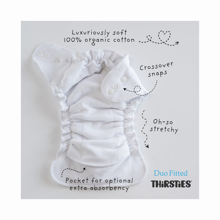 Thirsties Duo Fitted two size cloth diaper inside view