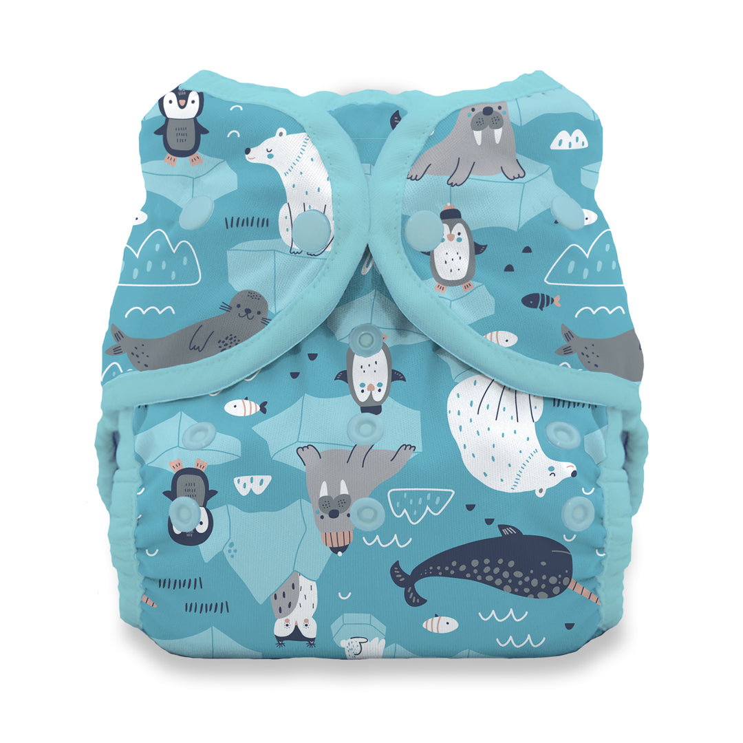 Thirsites Duo Wrap snap ice flow diaper cover print