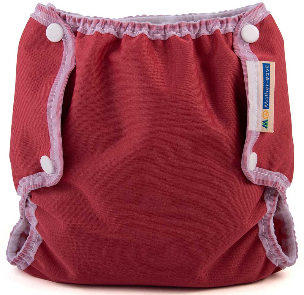 Mother-ease air flow diaper cover cranberry