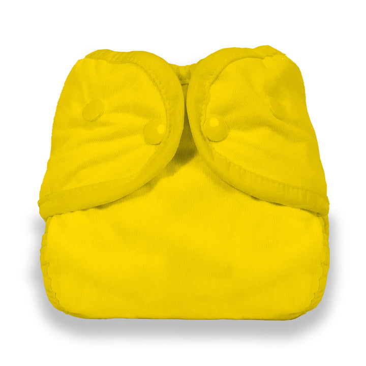 Thirsties Sunshine yellow diaper cover snaps