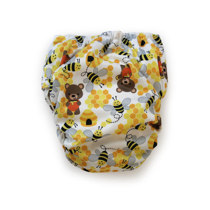 bears and bees all in one diaper