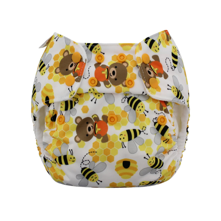 Blueberry Simplex aio diaper bears and bees