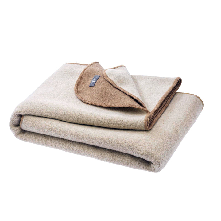 Disana doubleface caramel wool blanket