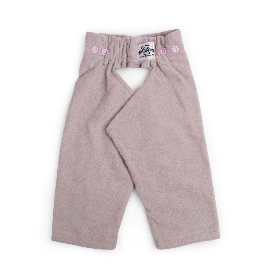 flappy-nappies pink heather Chappy Nappy EC split crotch pants back