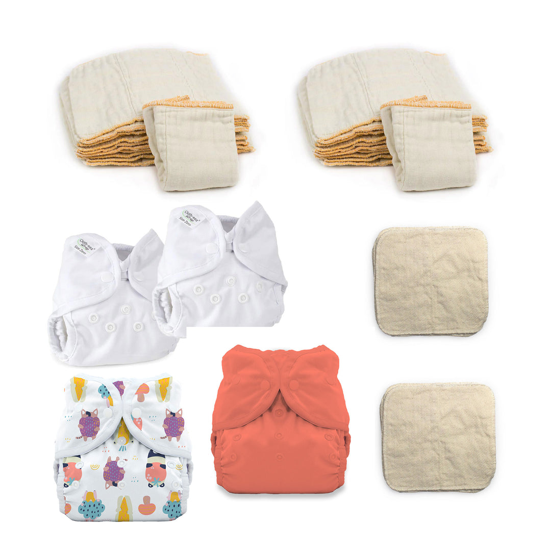 organic cloth diaper kit gender neutral