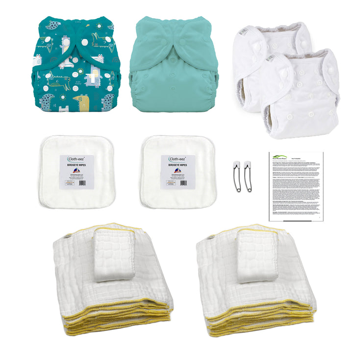 hello small baby kit gender neutral cloth diaper kit