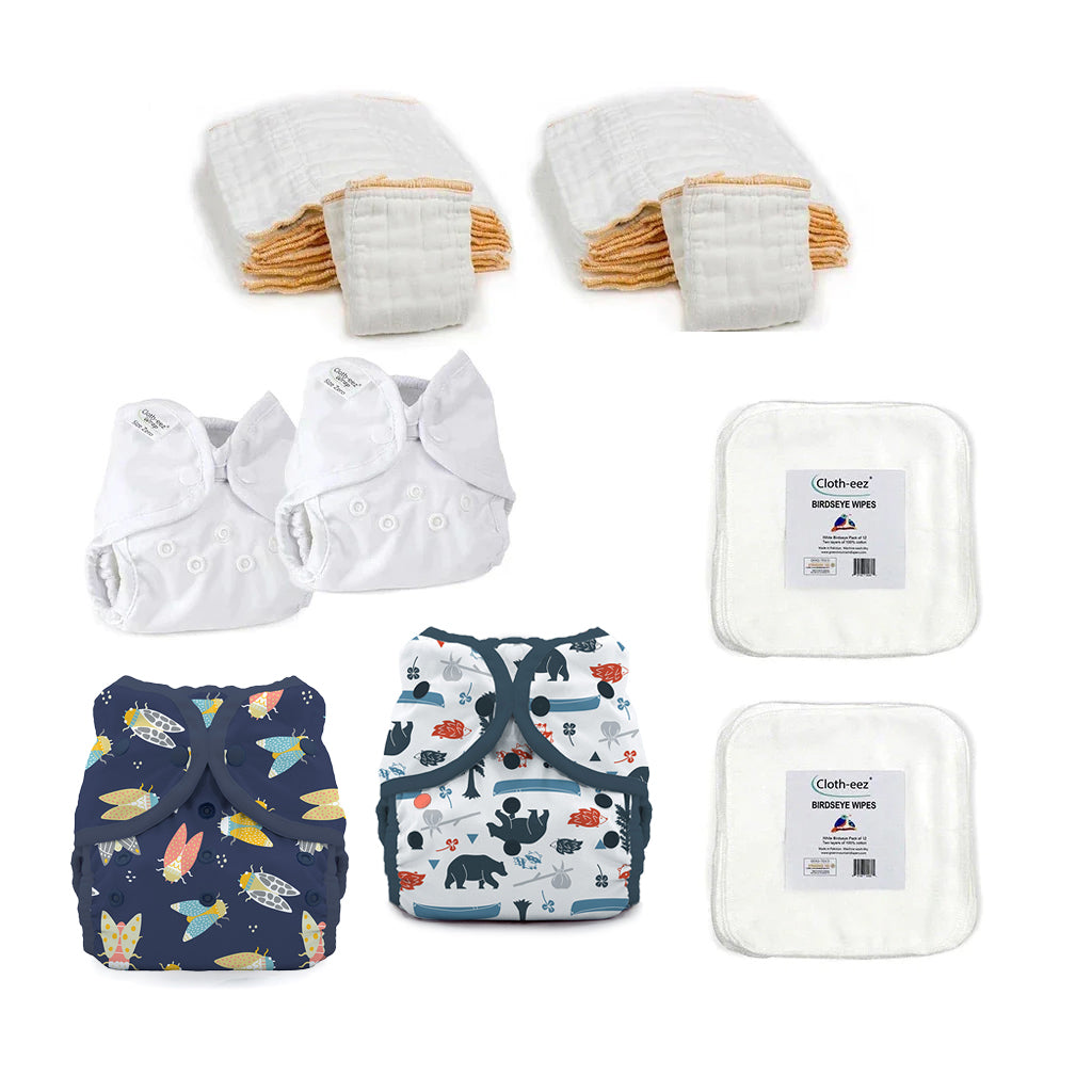 Hello Baby - Cloth Diapering Kit for newborns – Green Mountain Diapers