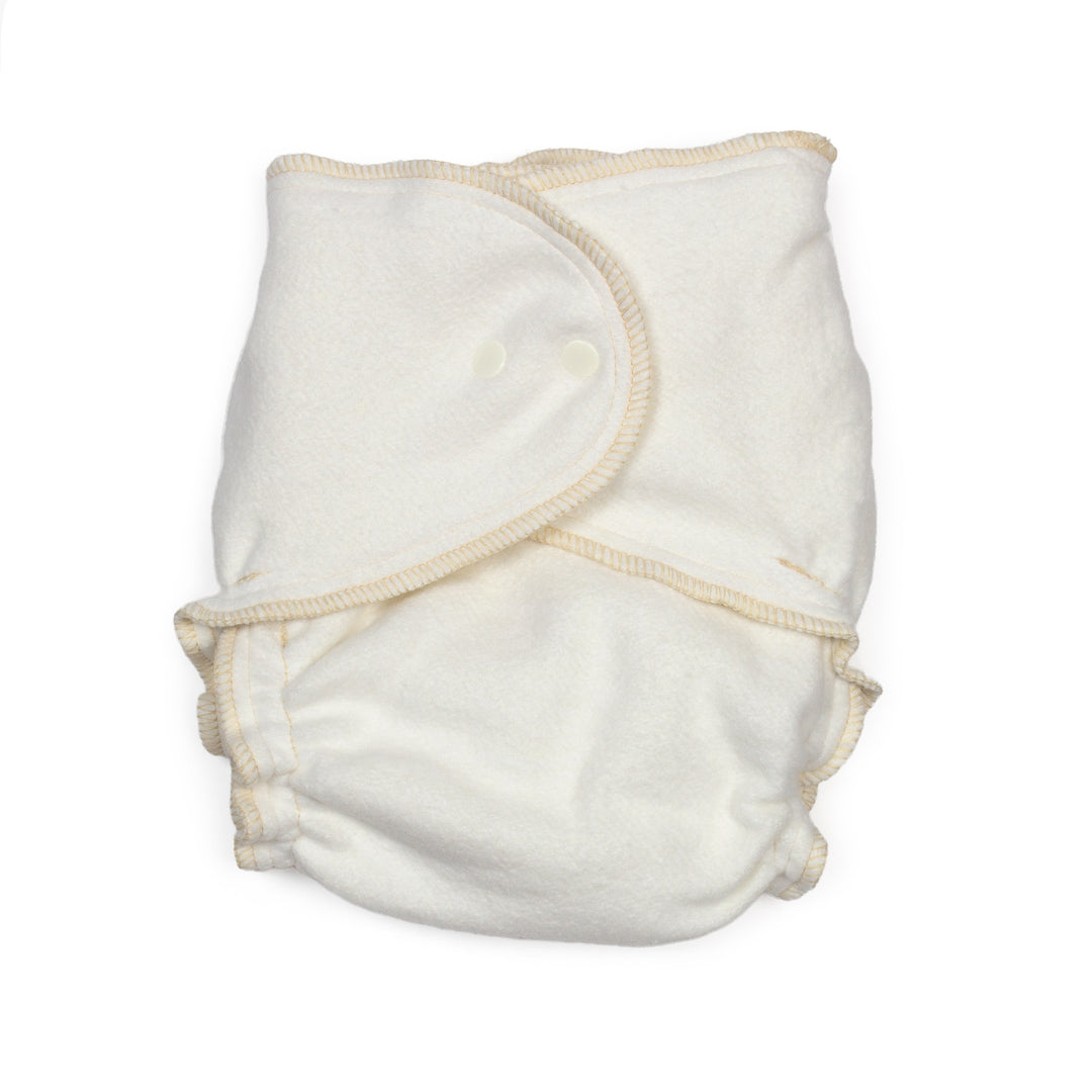 Babee Greens Growing Greens one-size hemp cotton fitted cloth diaper