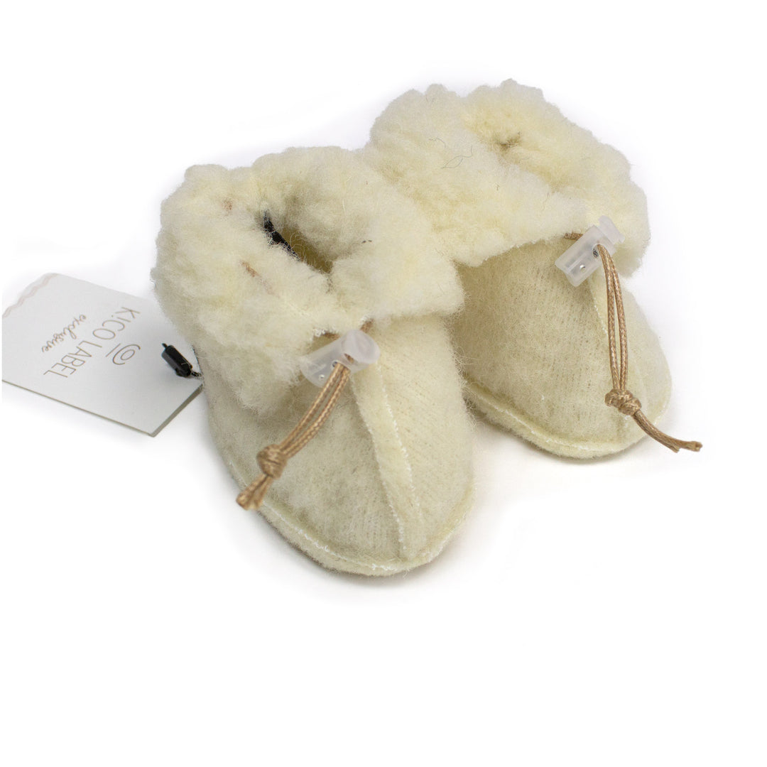 Kico label natural wool booties