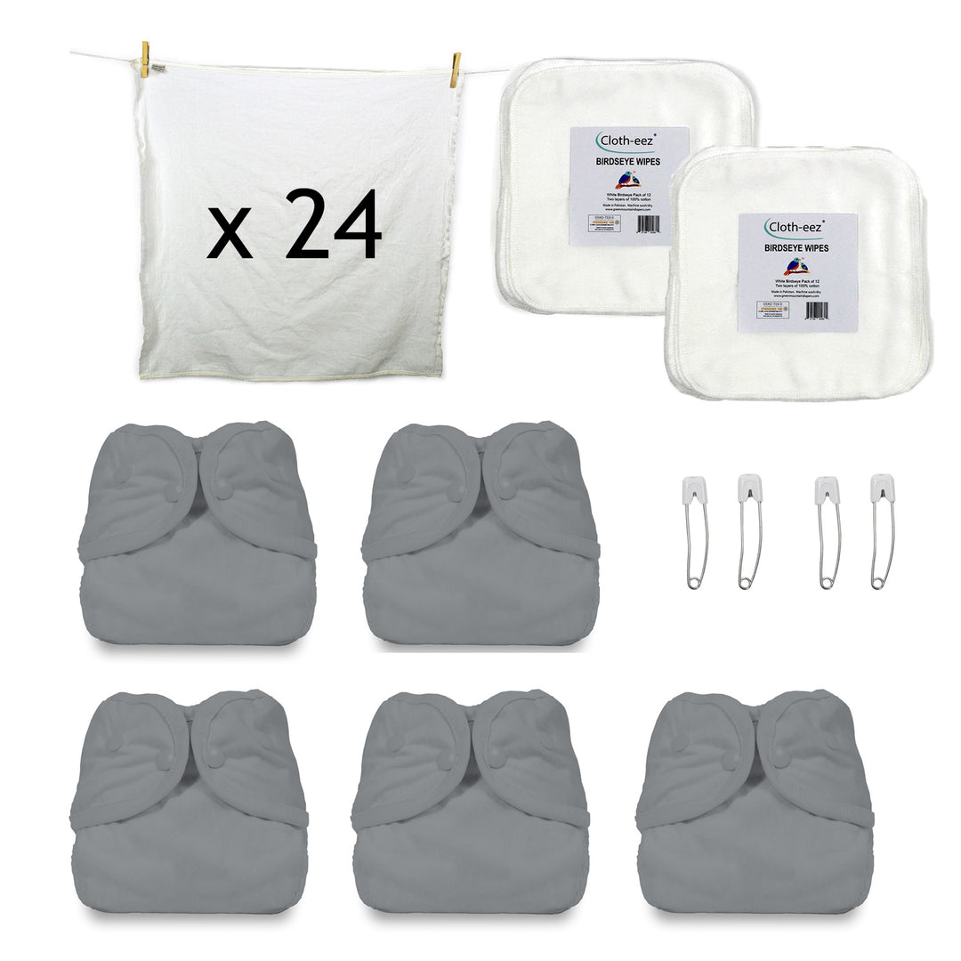 infant cloth diaper kit