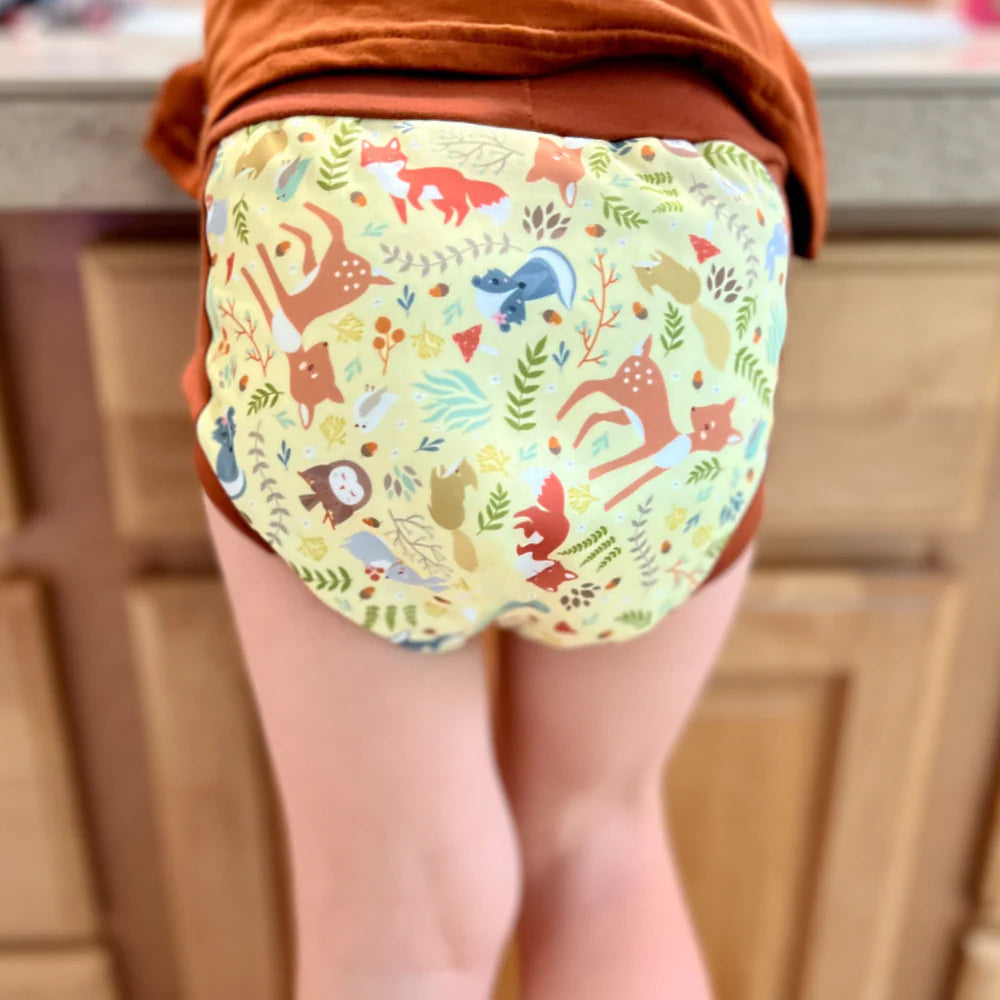 Smart Bottoms pull on diaper deer friends trainer