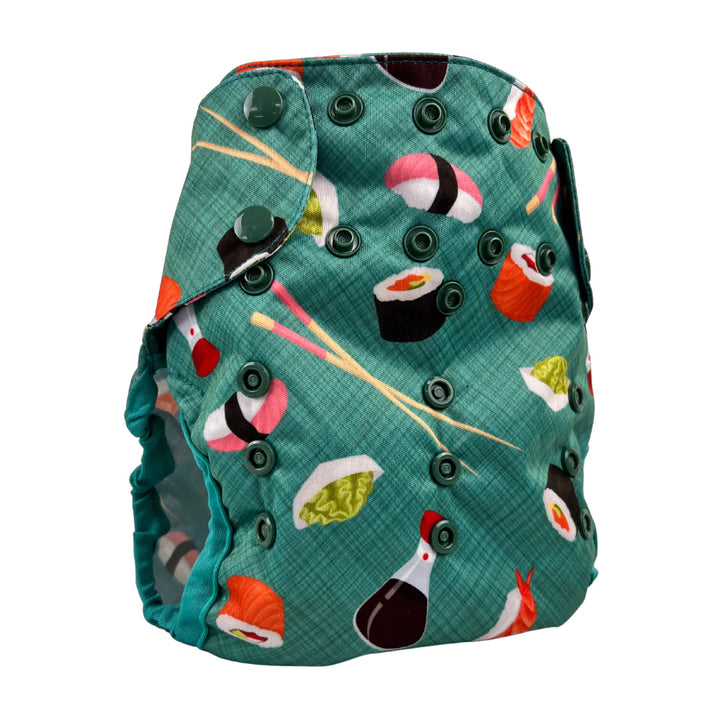 diaper cover with chinese food images youre my soy mate