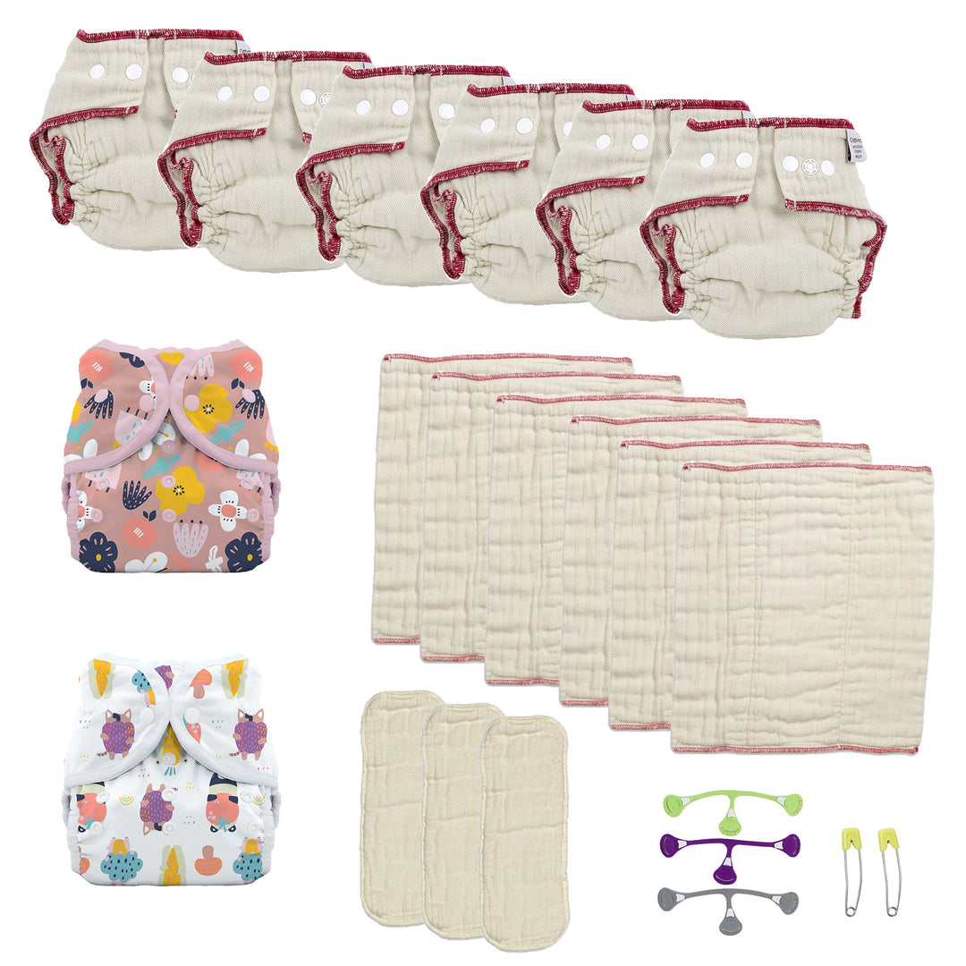 Try cloth diapers kit medium girl