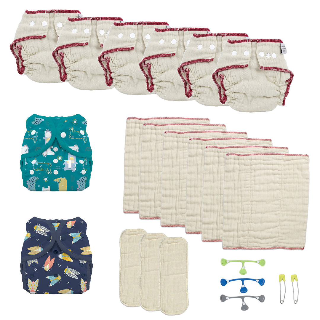 Try cloth diapers kit medium boy