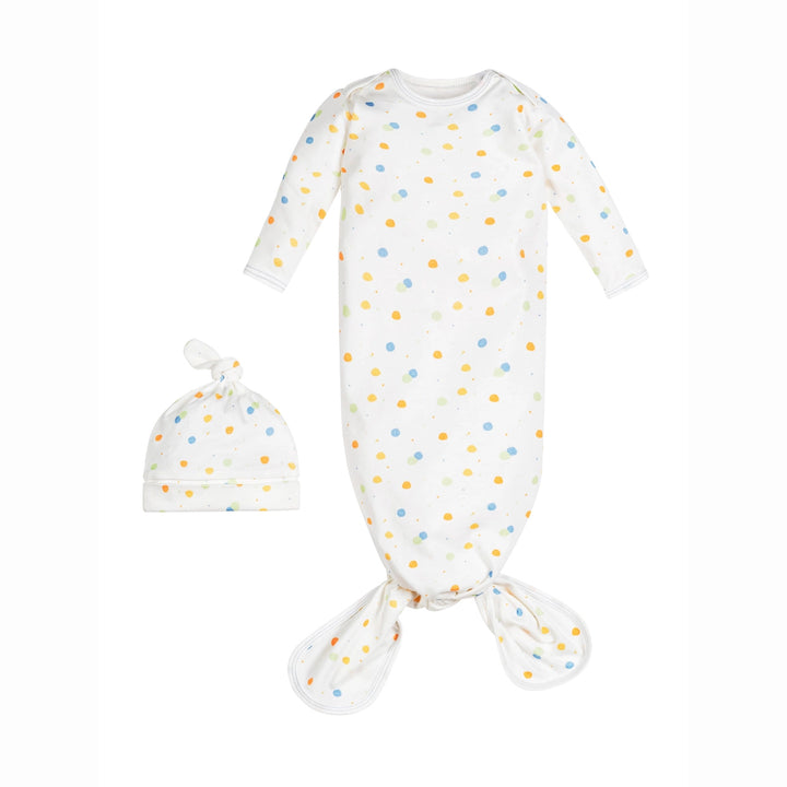 under the nile knotted baby outfit dots