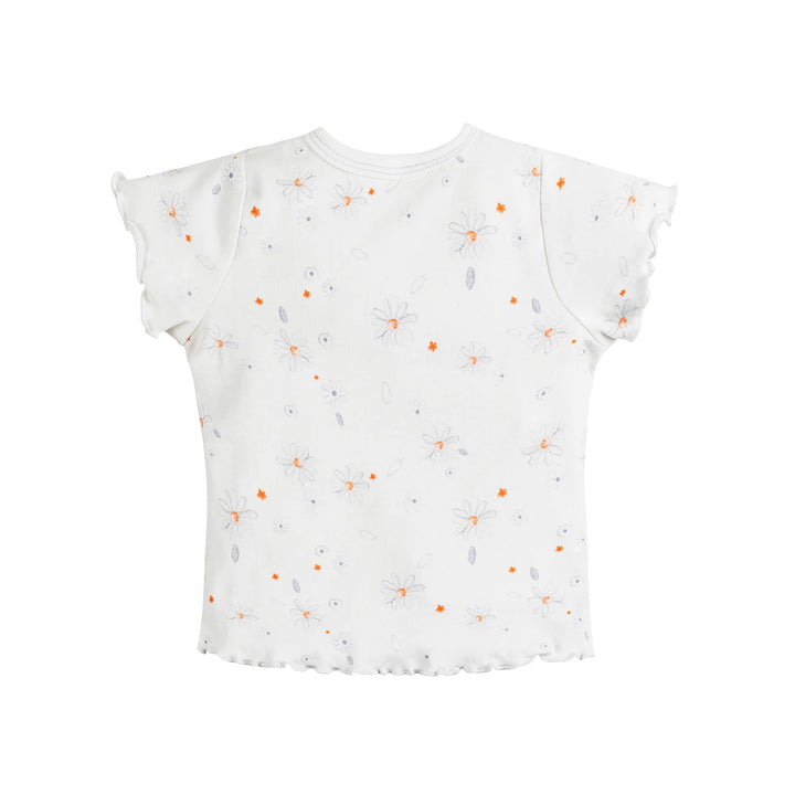 Under the Nile Girls T-Shirt Flutter Sleeves