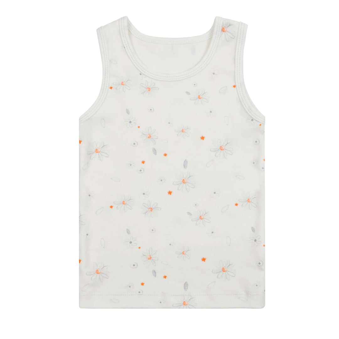 under the nile organic cotton girls undershirt tank floral