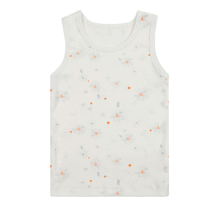 under the nile organic cotton girls undershirt tank floral