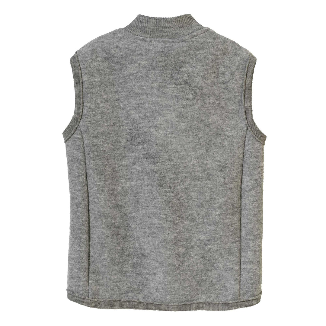 Disana wool vest grey back