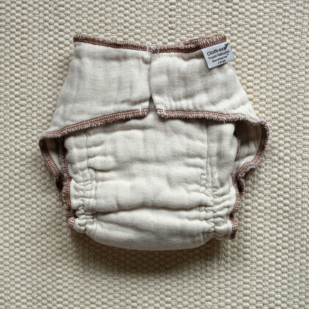 Workhorse cloth diaper frugal version large no closure