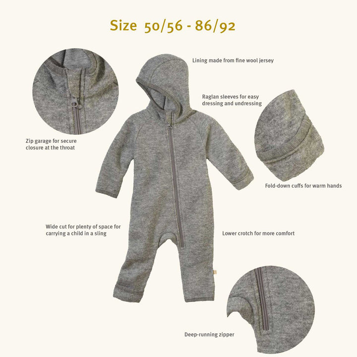 Disana Zip Overall Snowsuit smaller sizes