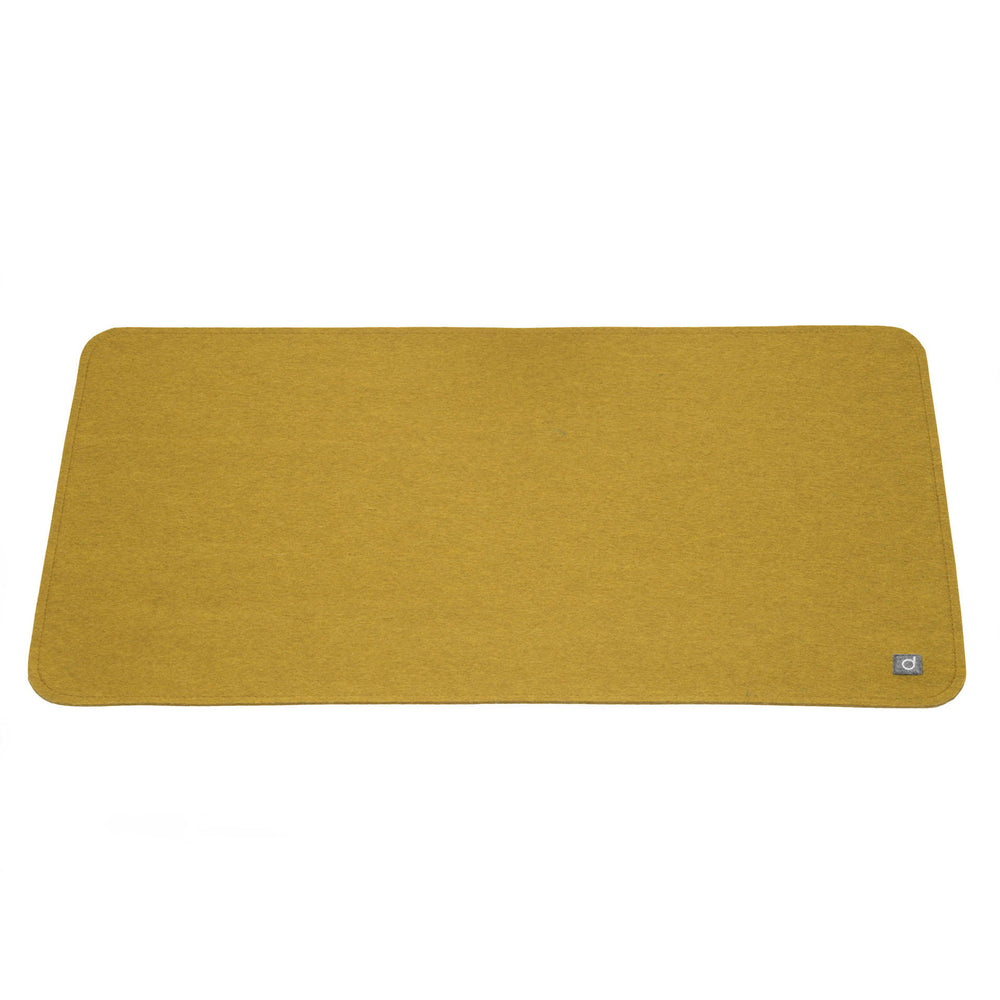 Disana wool felt desk pad Gold