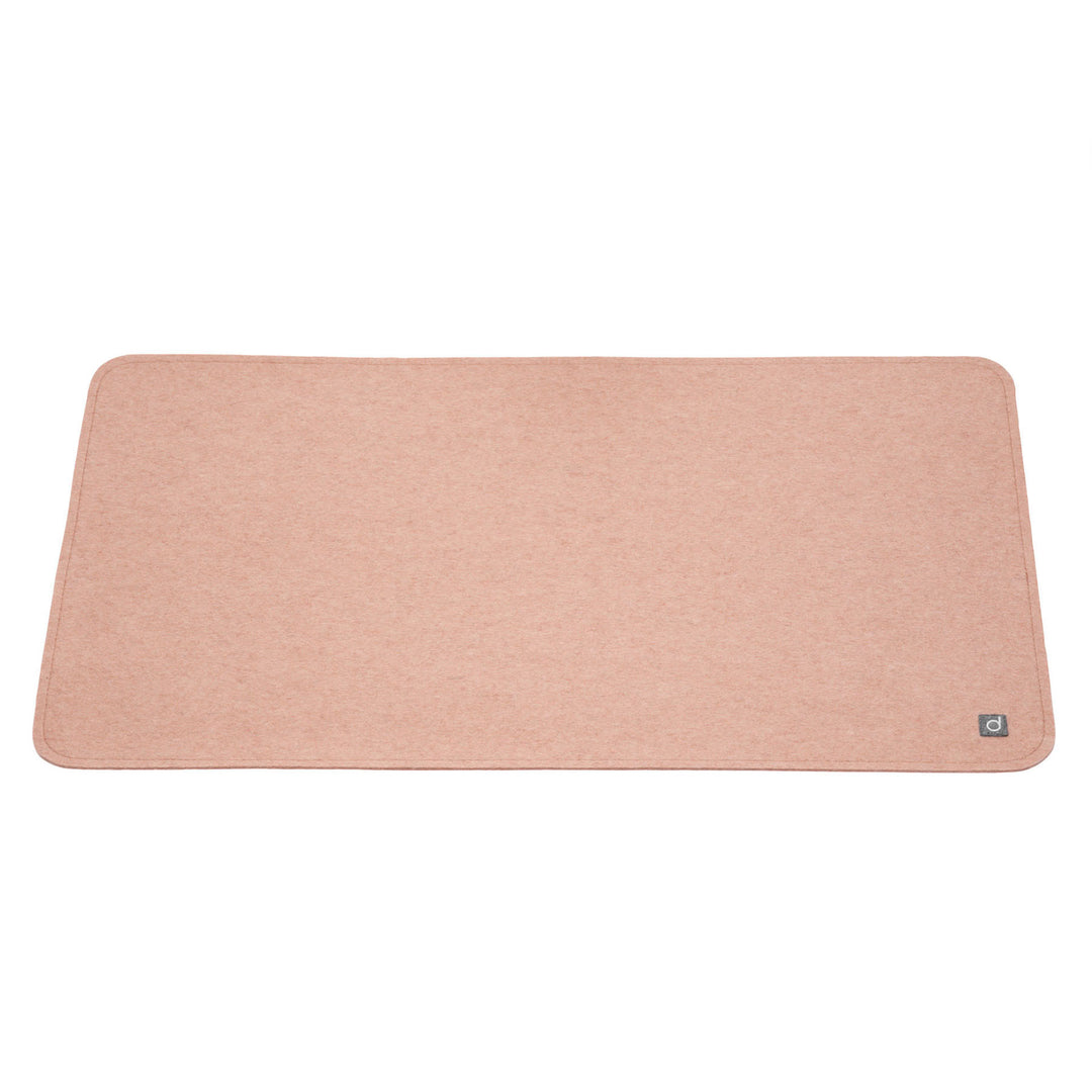 Disana wool felt desk pad rose pink