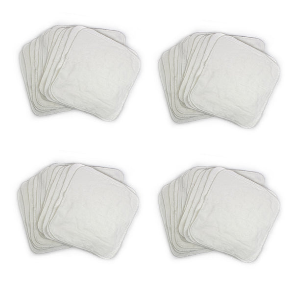 French terry non-paper wipes, napkins, wash clothes -6 pack