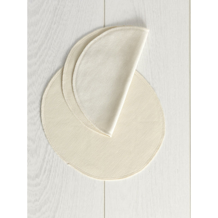 wool and silk breast pads