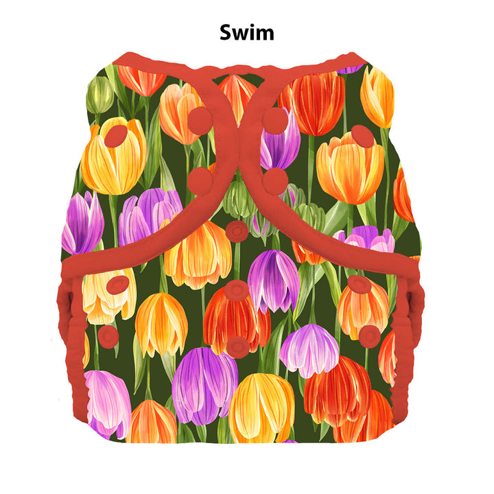 Thristies Swim Diaper Tulips Size Three